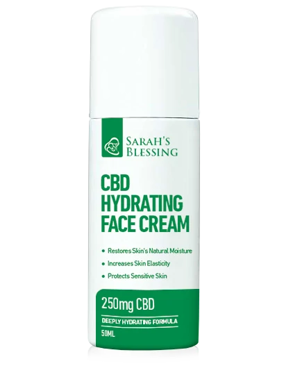 Crème hydratante pour le visage infusée au CBD 250 mg