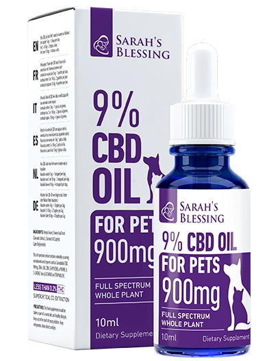 Huile de CBD pour animaux de compagnie 900 mg de CBD à spectre complet