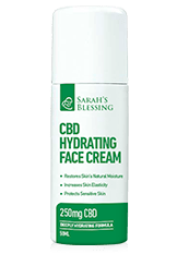 Crème hydratante pour le visage infusée au CBD 250 mg