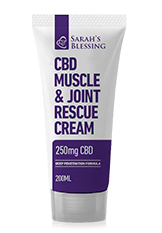 Crème de massage musculaire au CBD 250 mg