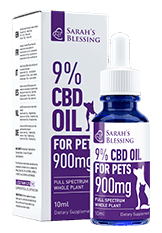 Huile de CBD pour animaux de compagnie 900 mg de CBD à spectre complet