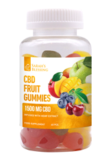 Gommes fruitées au CBD puissantes 1 500 mg